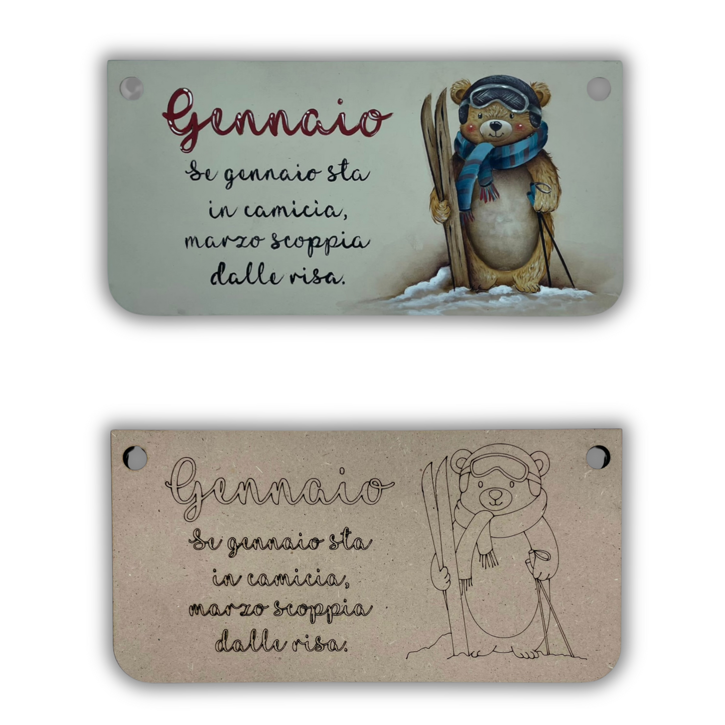 Calendario degli animali Out of the Wood
