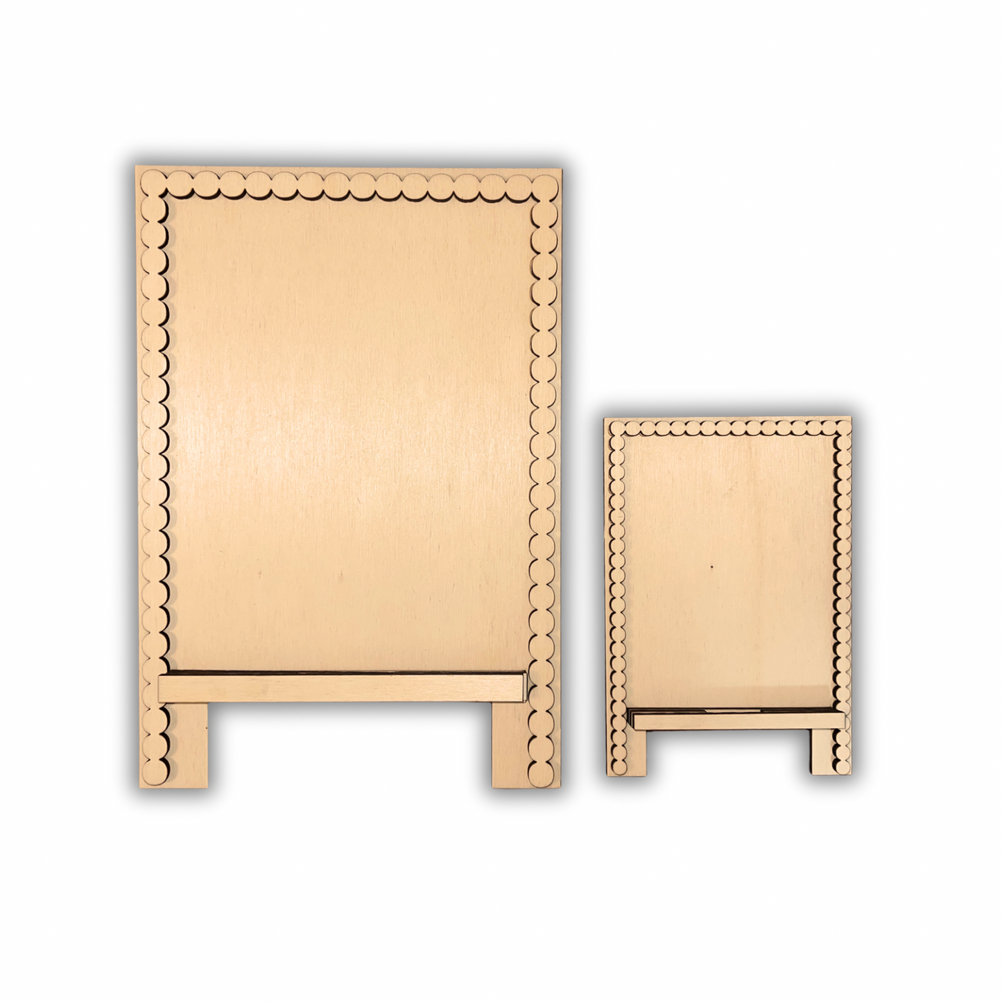 Cornice rettangolare a pallini con treppiede Out of the Wood