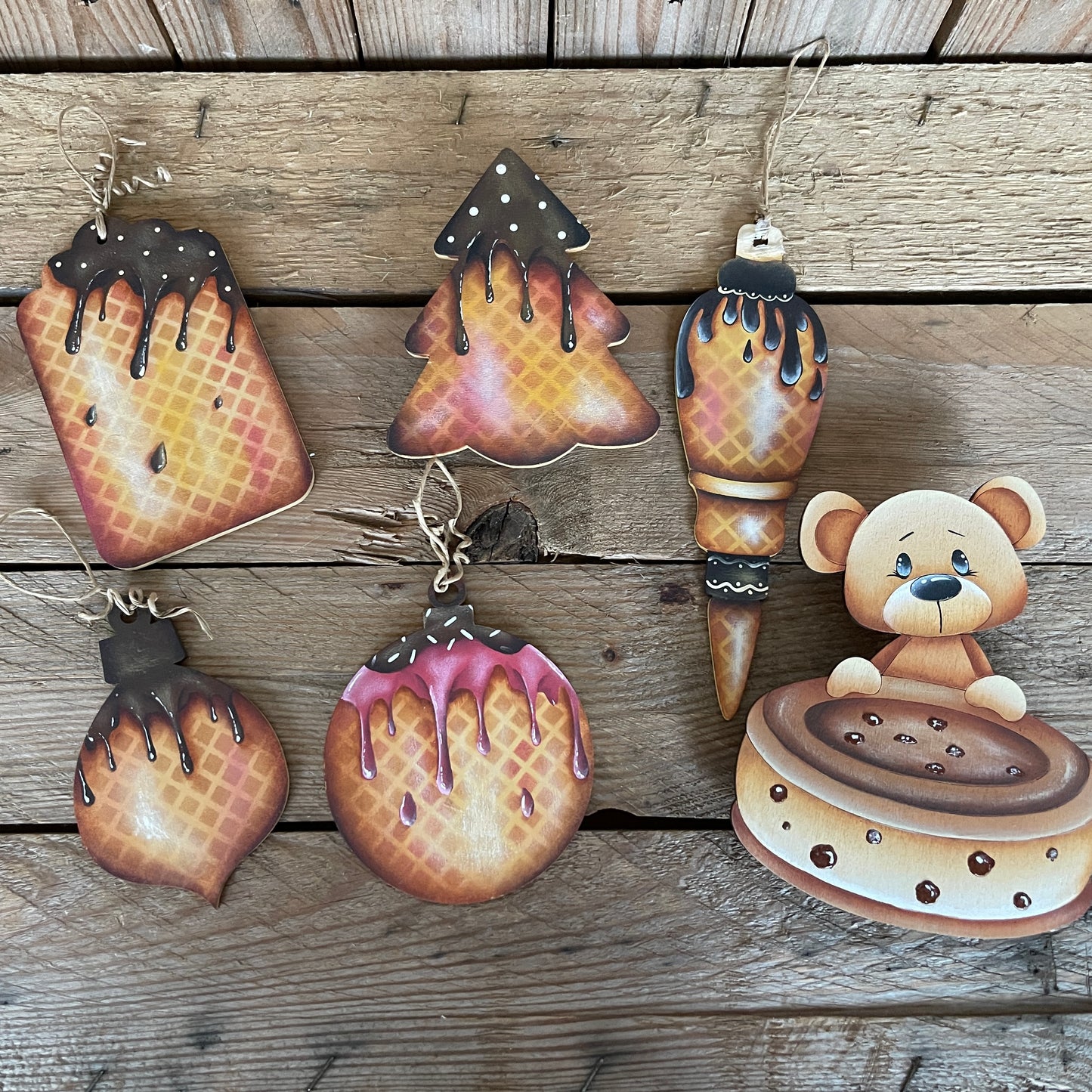 Serie ornament waffel Out of the Wood