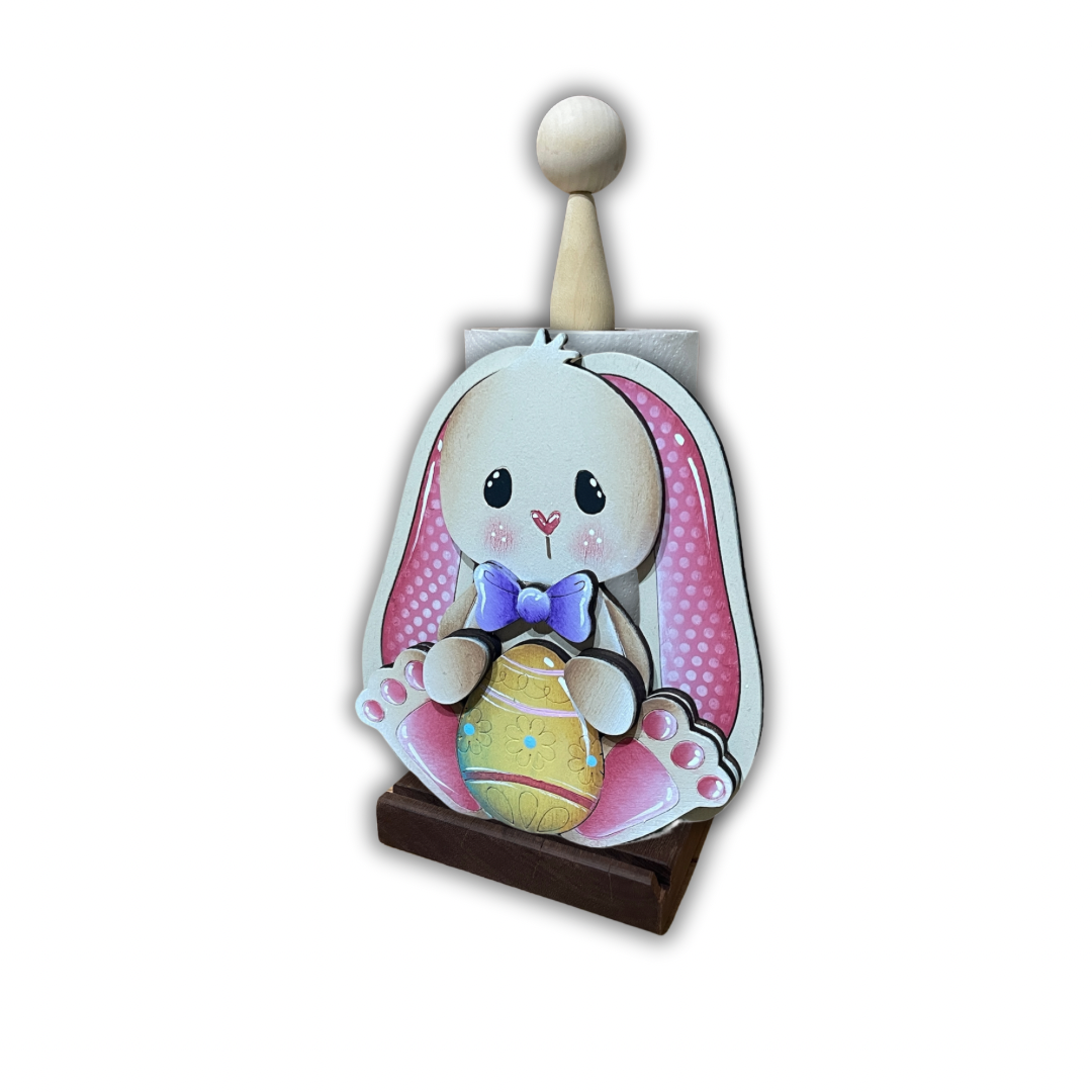 Easter Bunny Out of the Wood