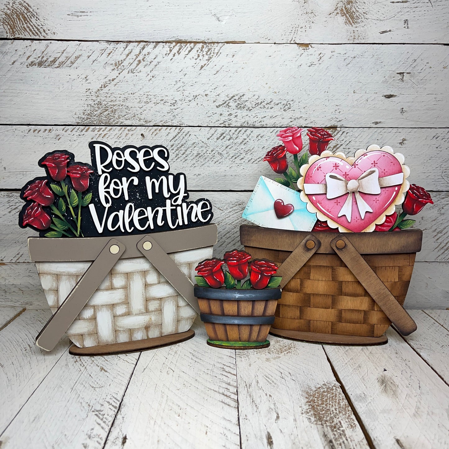 Pannello intercambiabile con rose San Valentino Out of the Wood