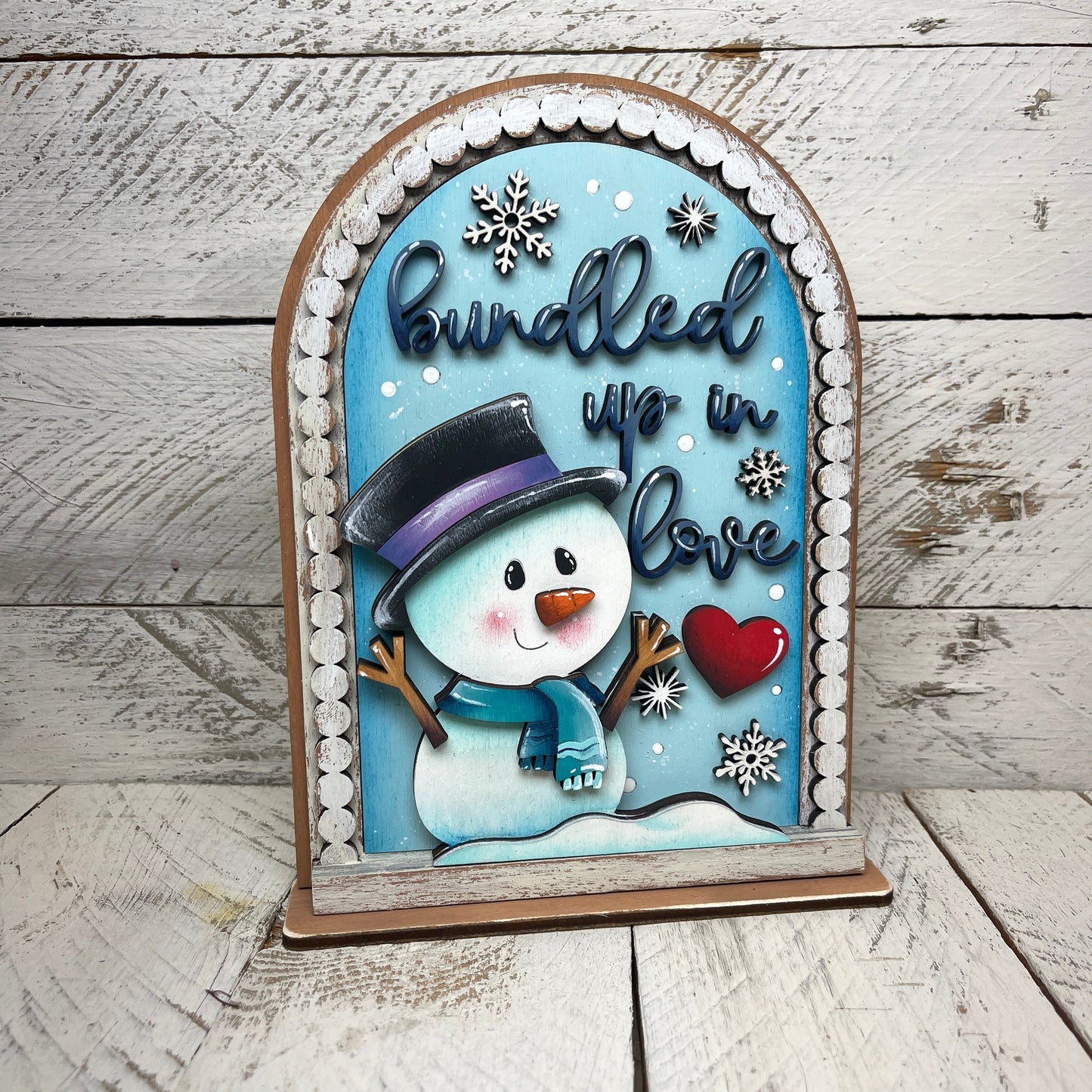 Pannello snowman per cornice intercambiabile Out of the Wood