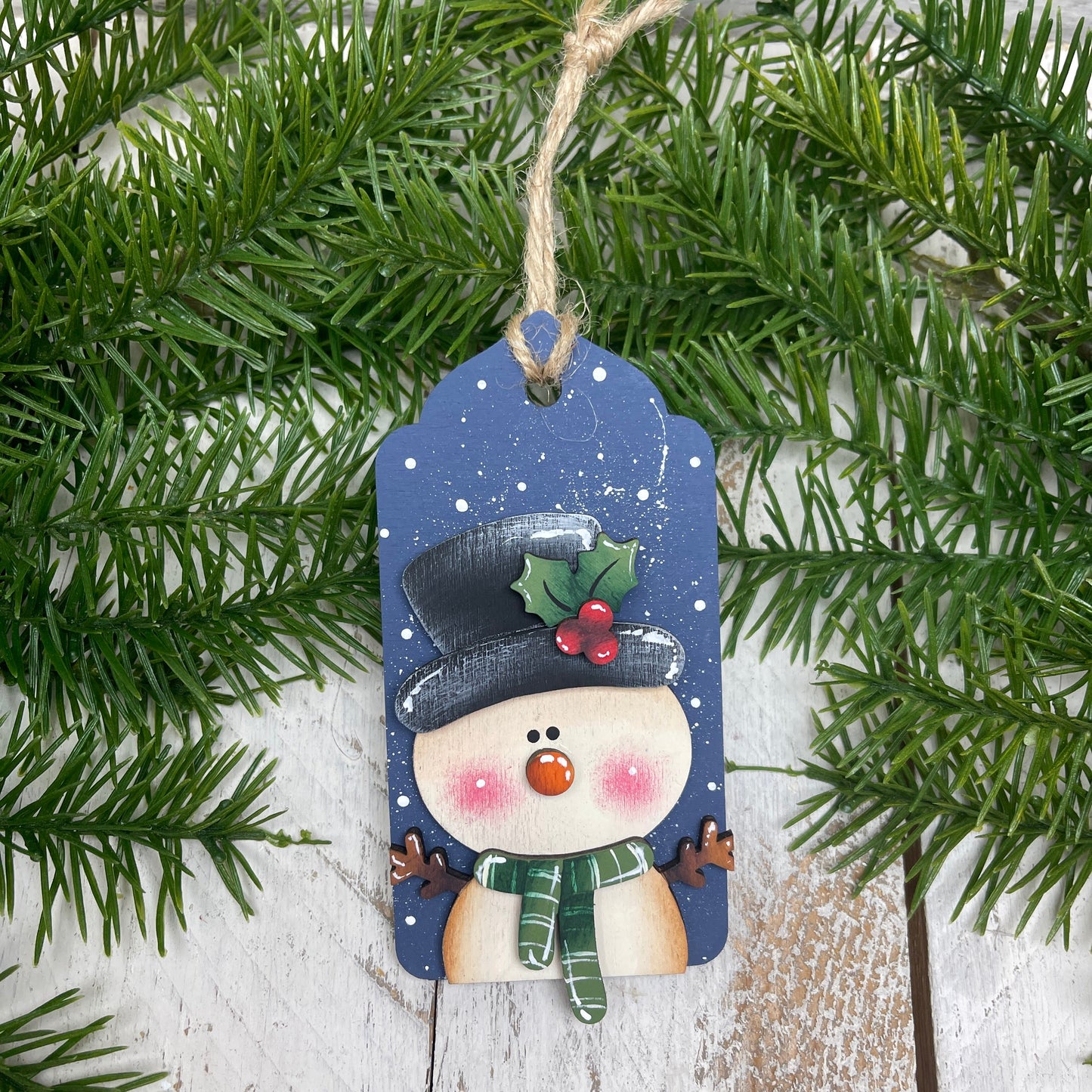 Christmas tag graffetta Out of the Wood