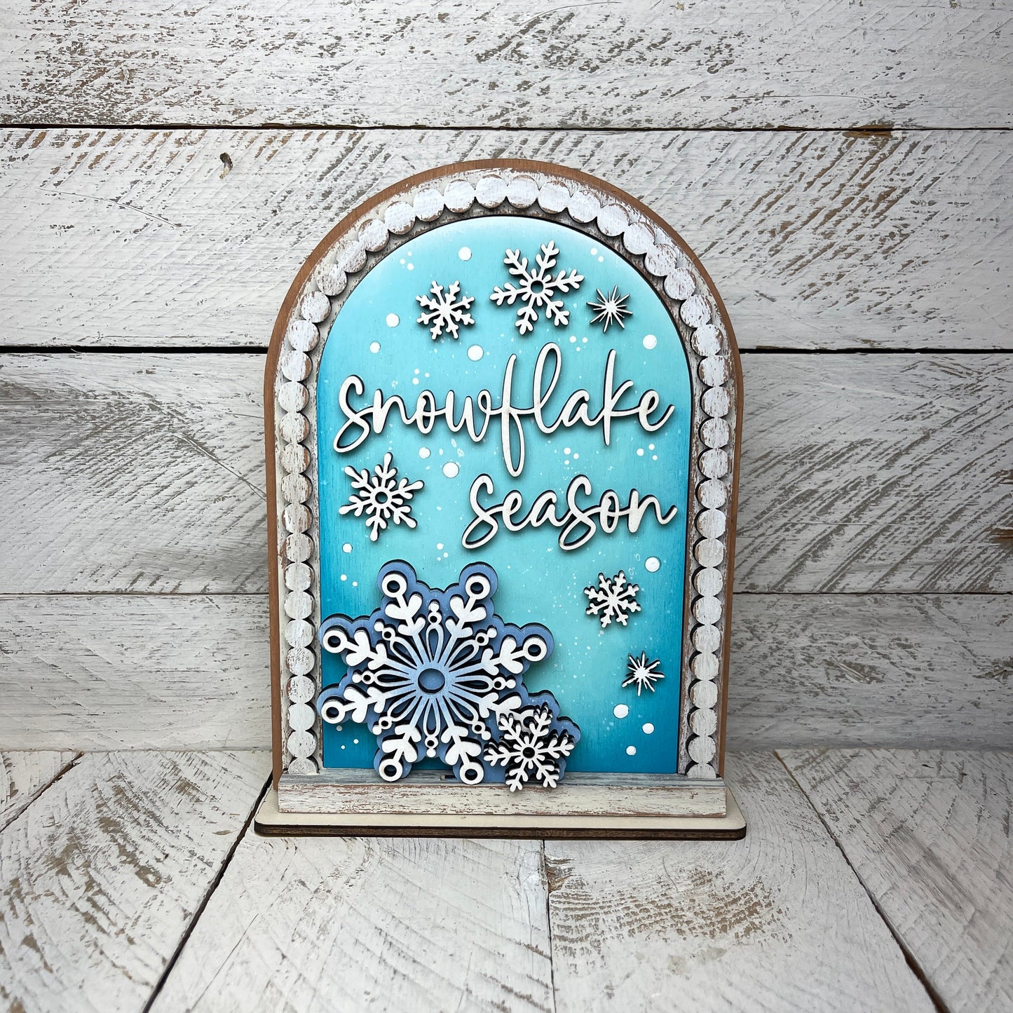 Pannello snowflake per cornice intercambiabile Out of the Wood