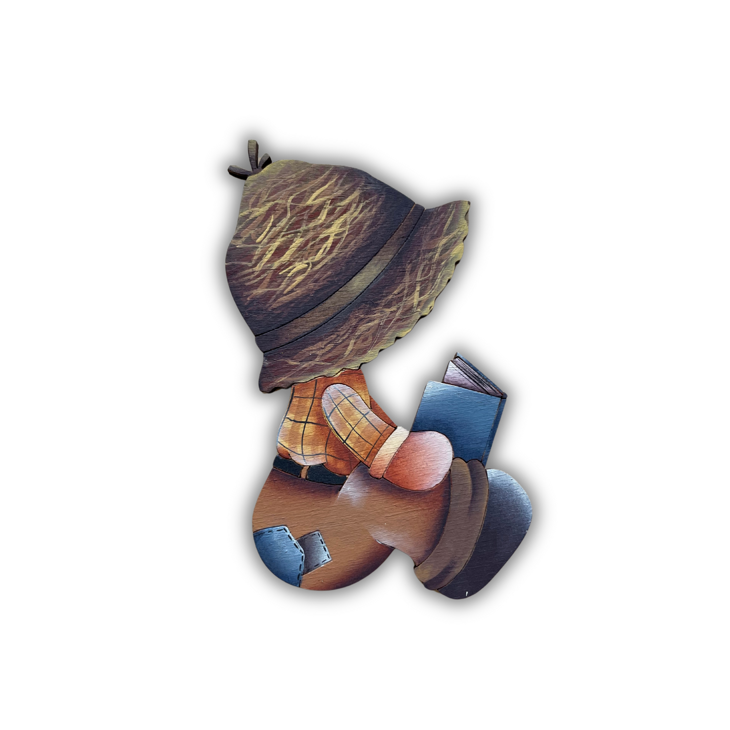 Bimbo con libro Out of the Wood