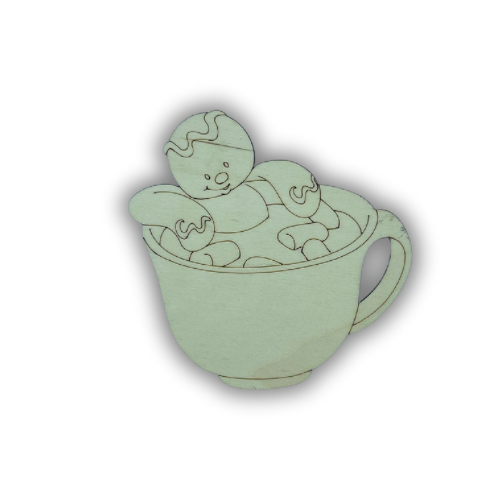 Gingerbread in tazza cioccolata mashmallow Out of the Wood