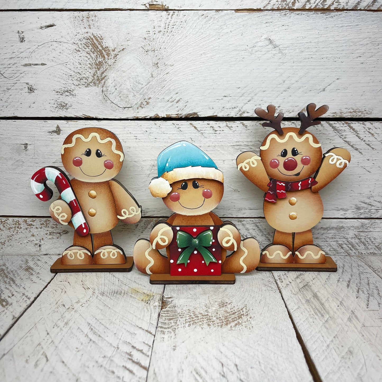 Set ginger natalizi con piedistallo Out of the Wood