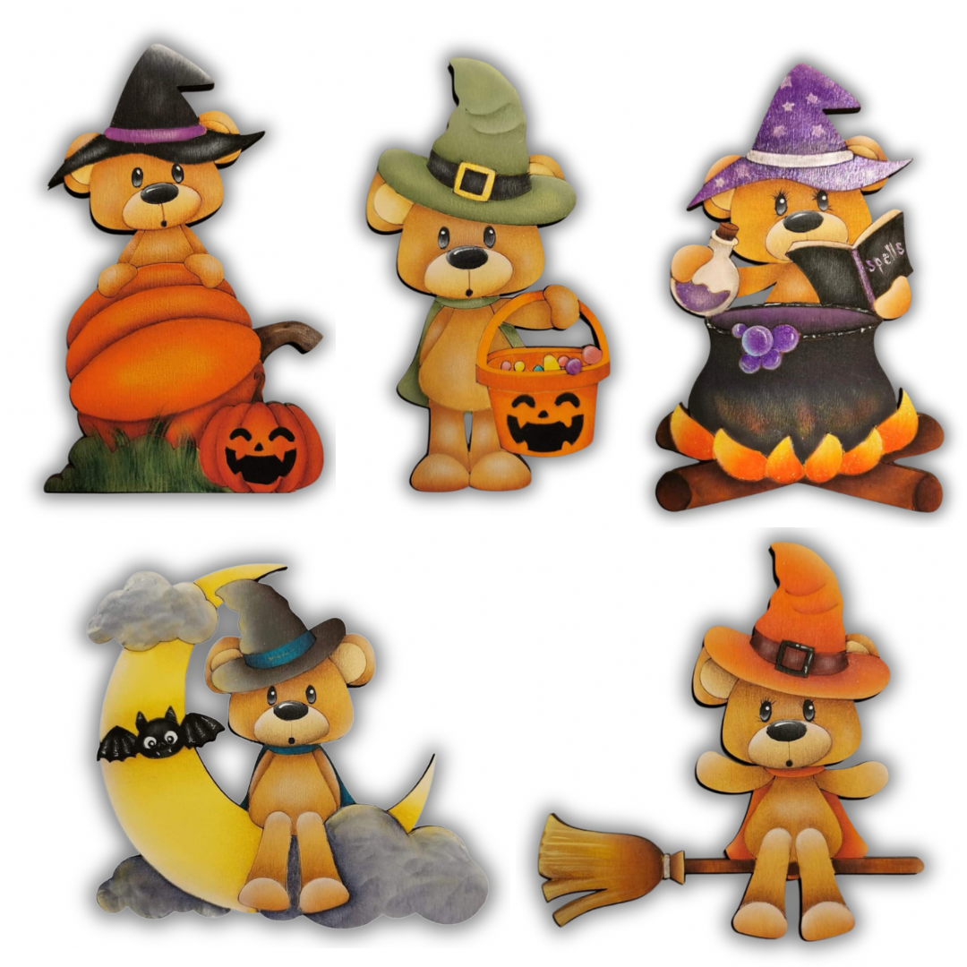Kit orsetti di Halloween Out of the Wood