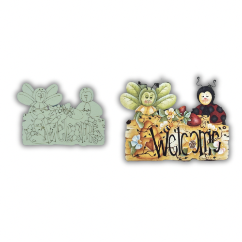Summer welcome board Out of the Wood