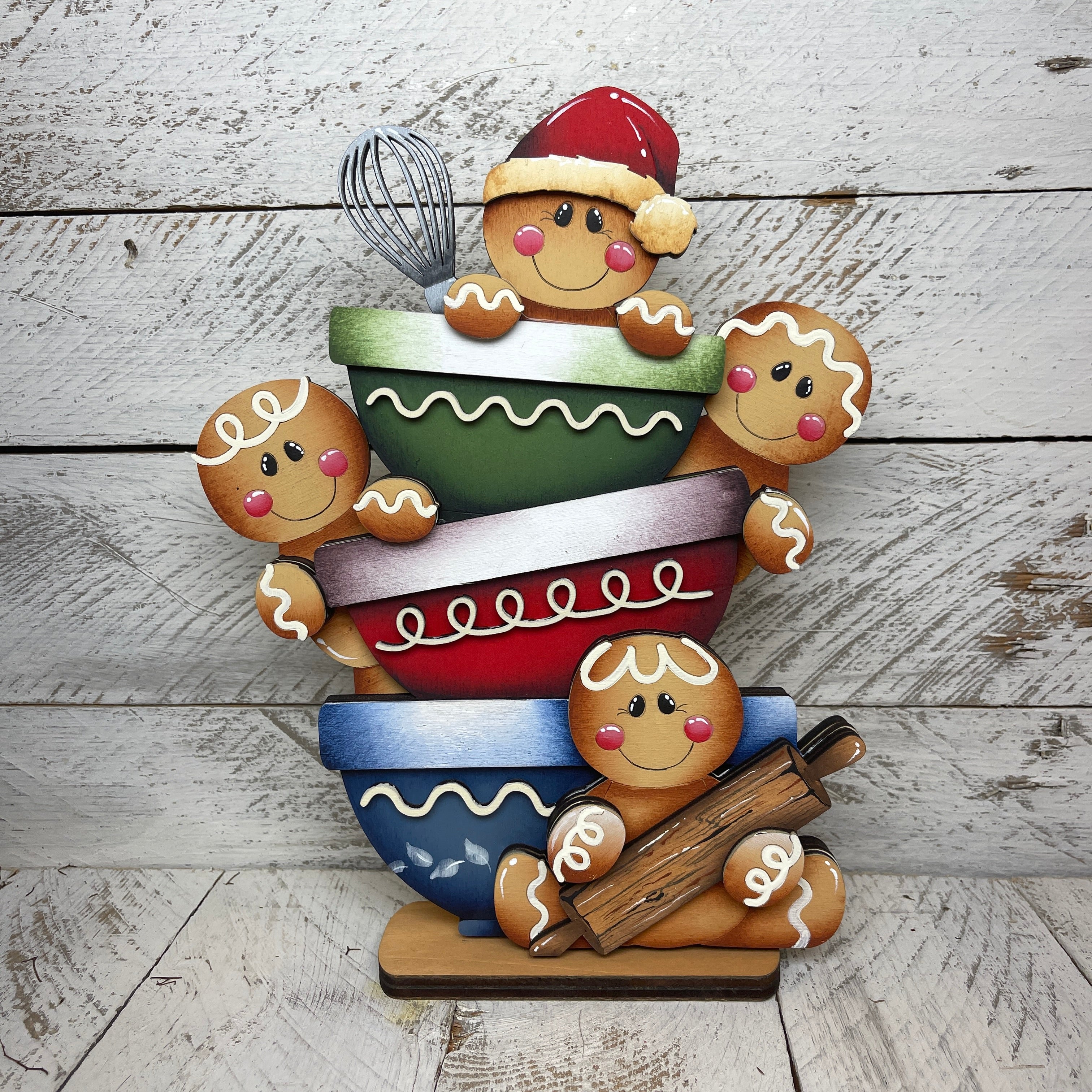 Ginger natalizzi con ciotole Out of the Wood