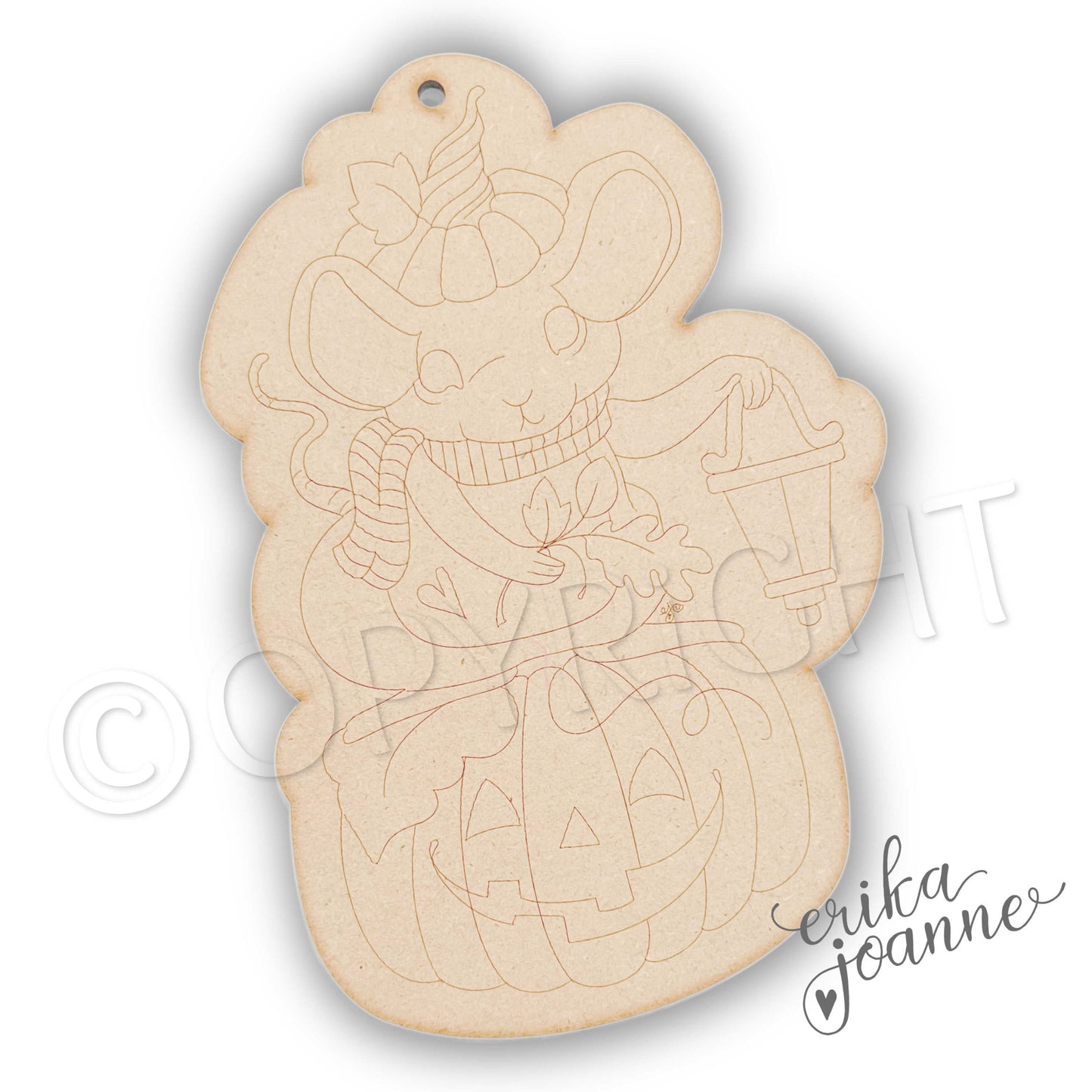 Welshland mousekeeper ornament Out of the Wood