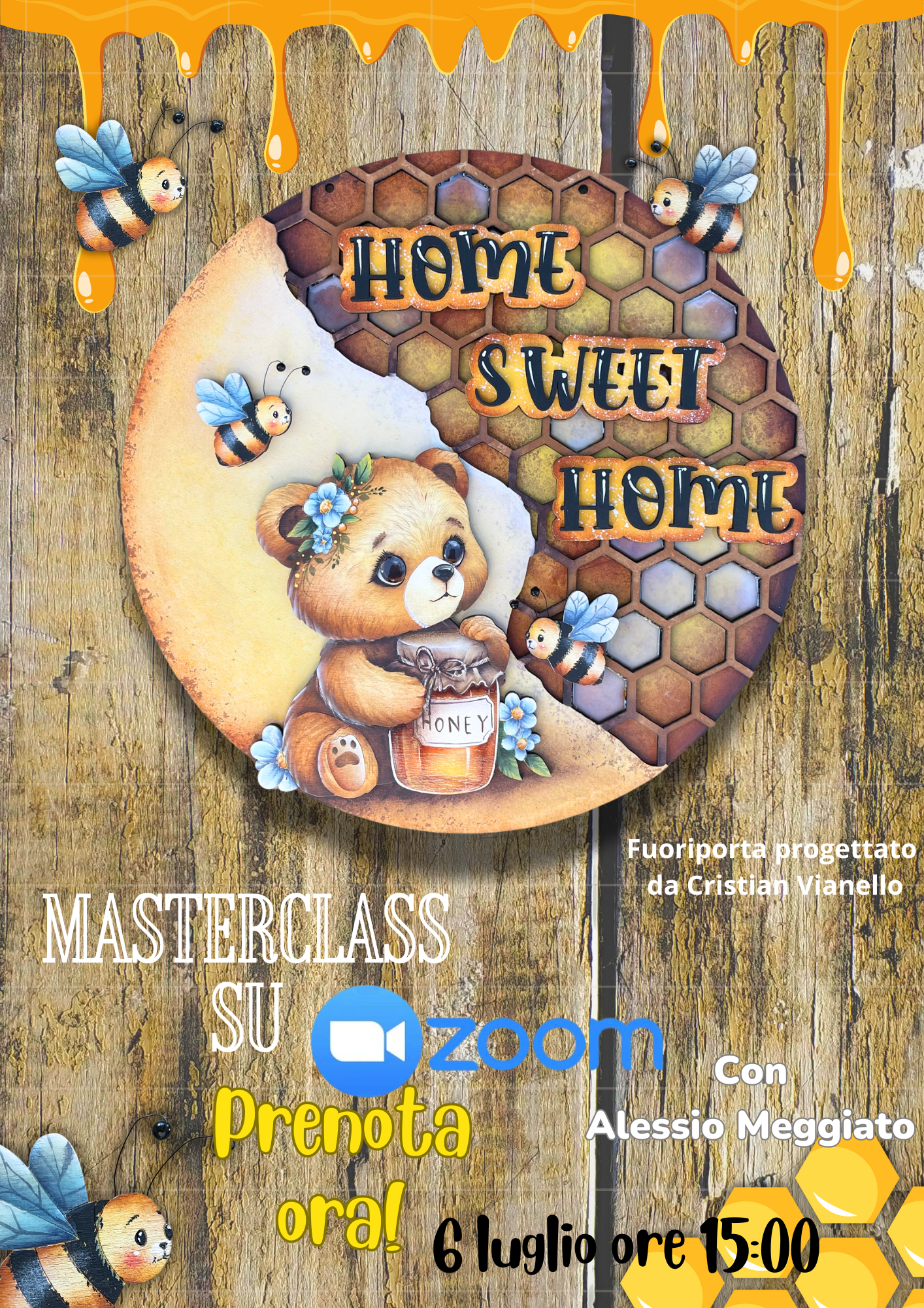 Corso online CON ALESSIO MEGGIATO “HOME SWEET HOME ”( E- pattern compreso) Out of the Wood