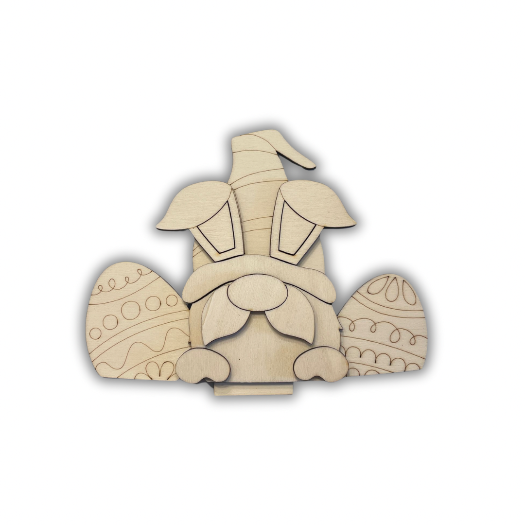 Pannello intercambiabile con gnomo e uova