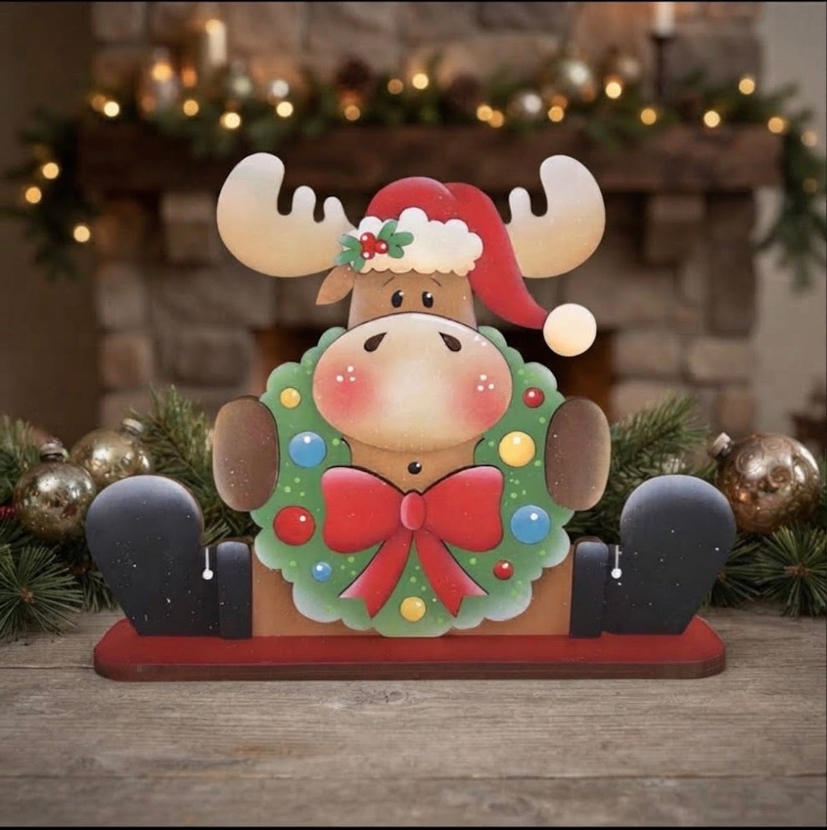 Sitting Moose errato Out of the Wood