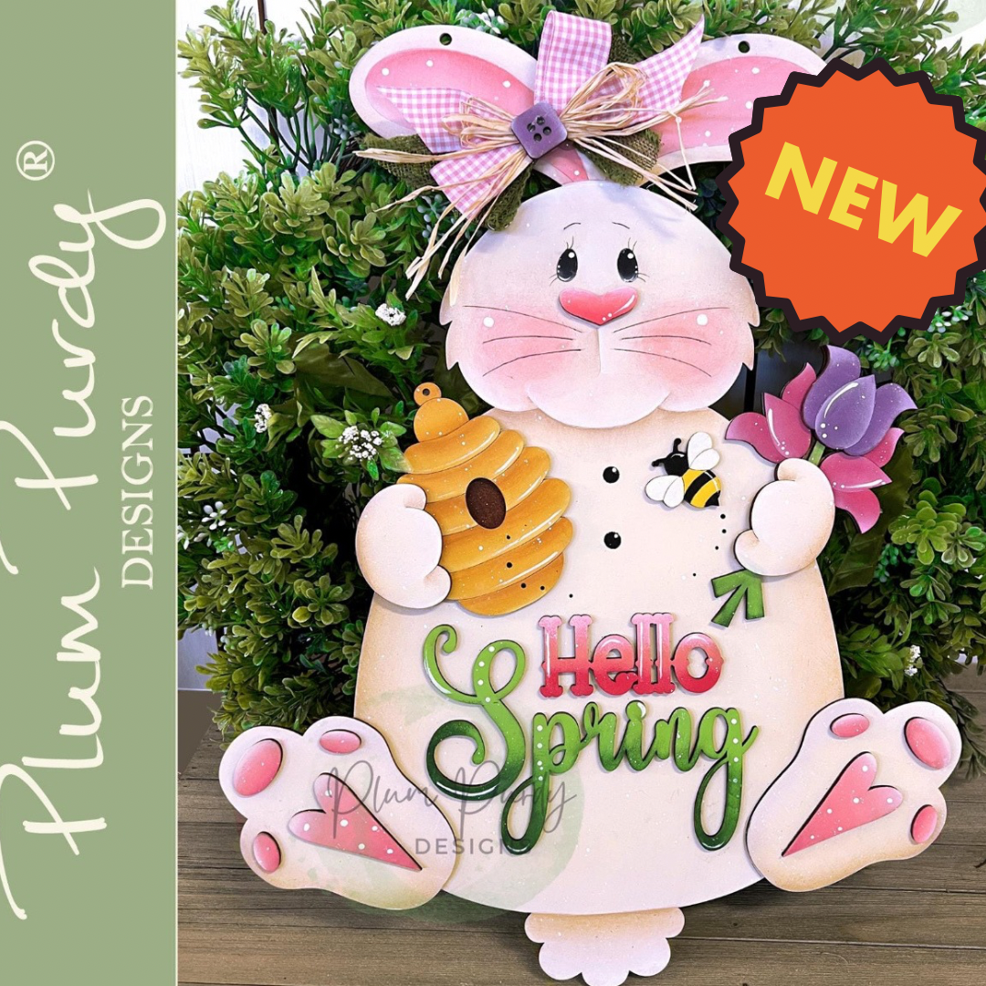 Hello spring bunny Fuoriporta