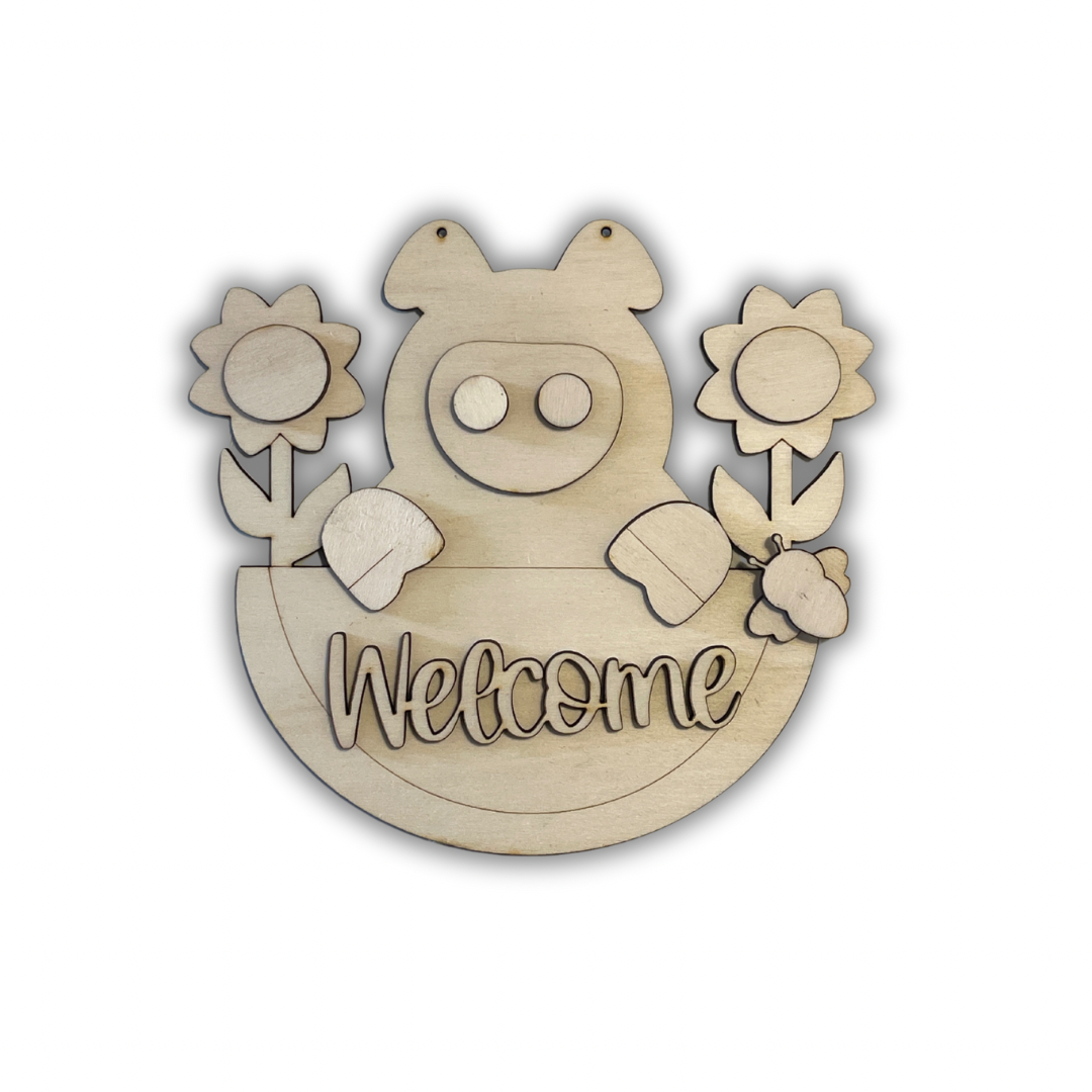 Summer pig Out of the Wood