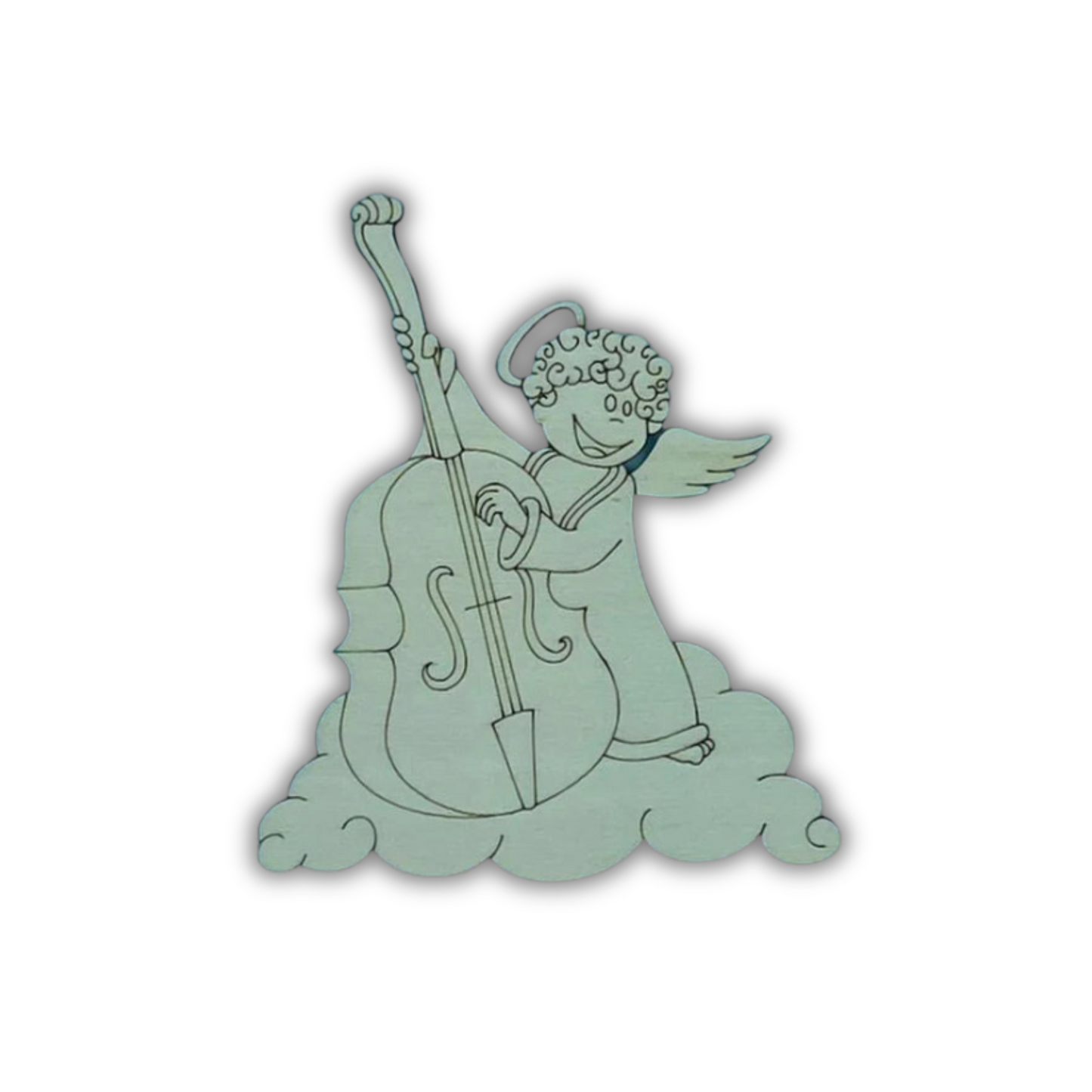 Sagome degli Angeli musicisti cm 15 Out of the Wood