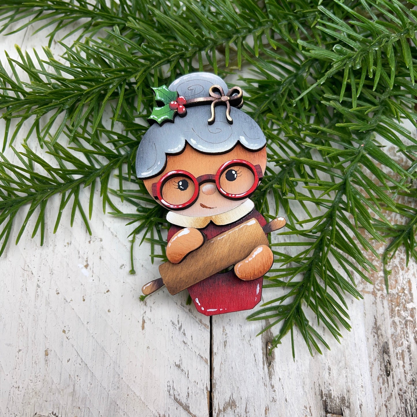 Segnaposto Mss claus Out of the Wood