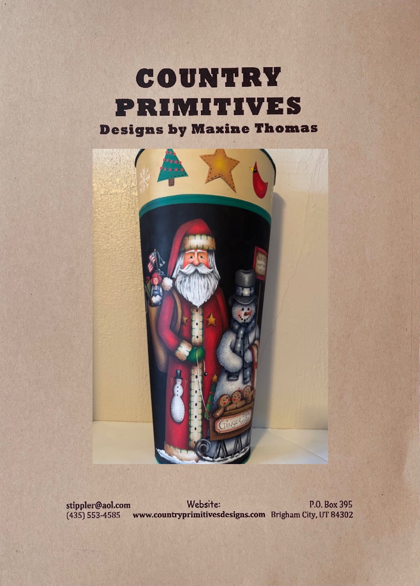 CARTAMODELLO -pattern -CON TRADUZIONE IN ITALIANO “Patchwork claus and frosty “by Maxine Thomas Out of the Wood