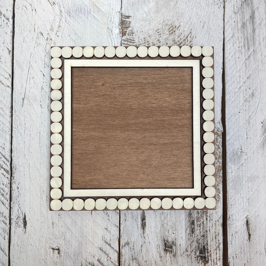 Cornici pallini inserti quadrati grandi 10x10 e 10x18 Out of the Wood