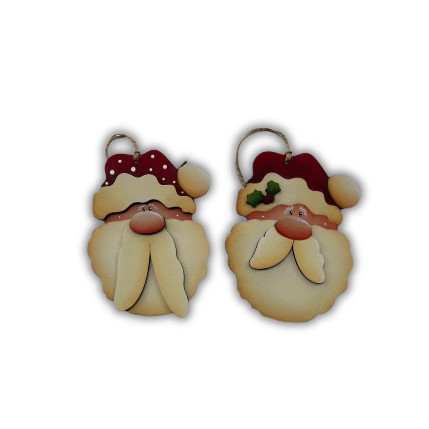Kit Santa faces Out of the Wood