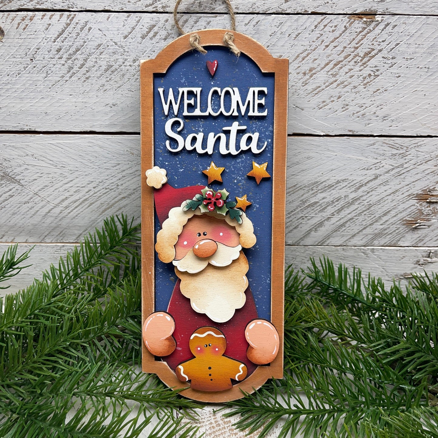 Targa welcome santa Out of the Wood