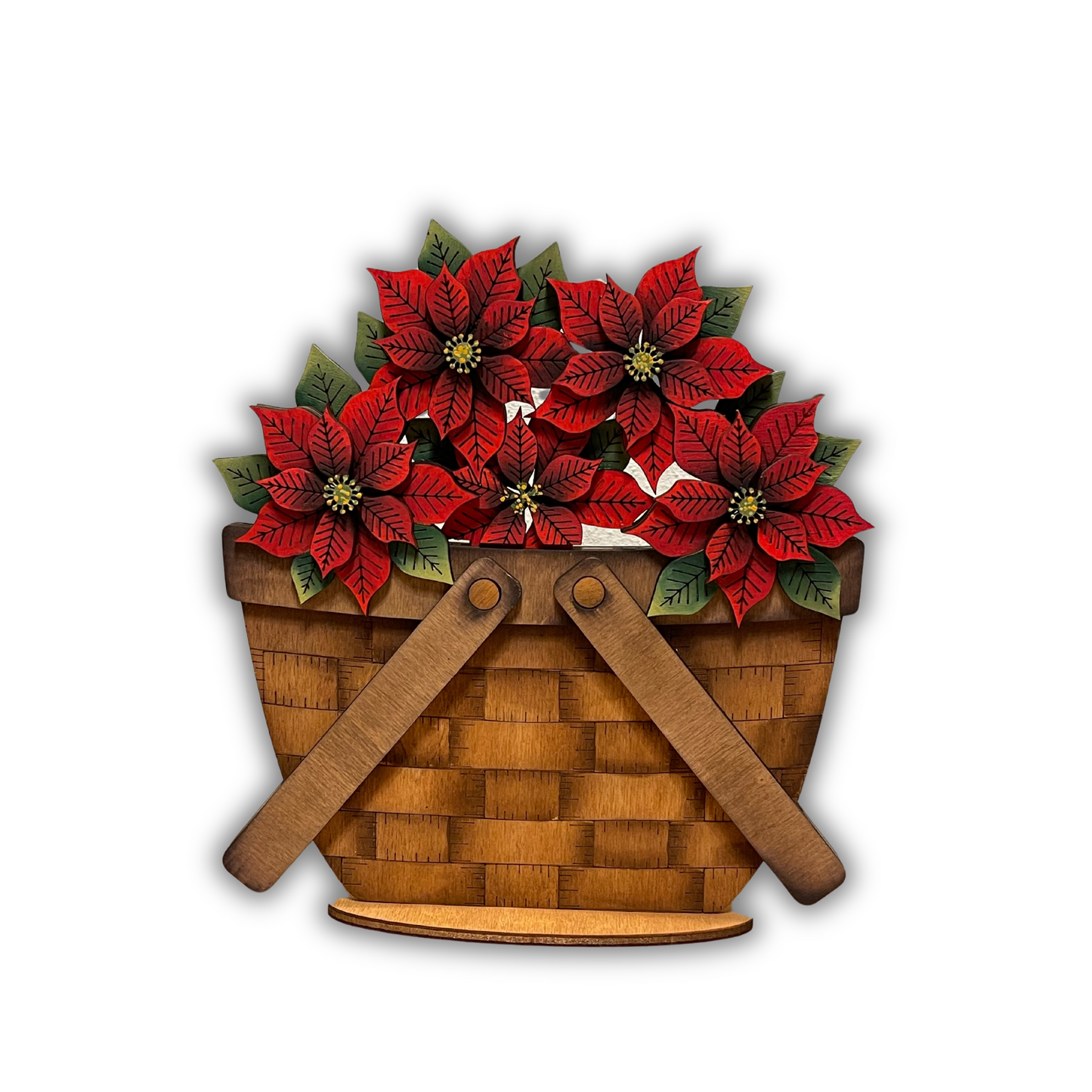 Cesto intercambiabile con stelle di Natale Out of the Wood