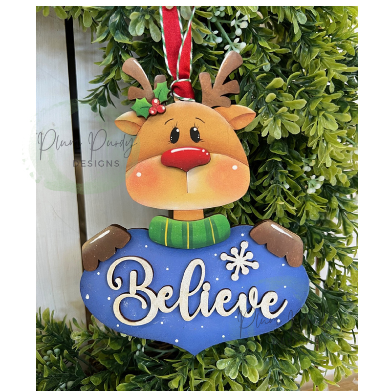 North pole Christmas ornaments Out of the Wood