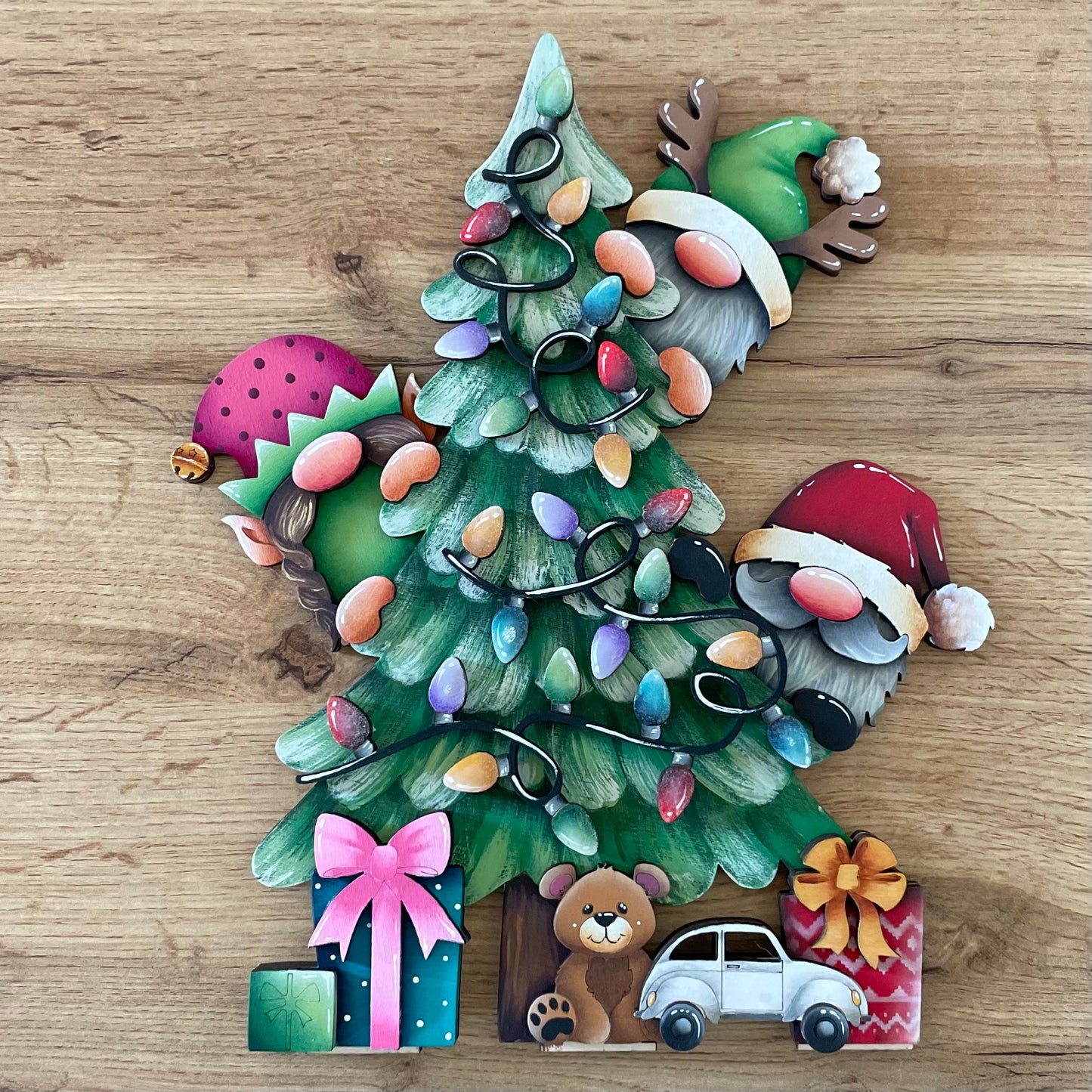 Christmas tree with my gnome Out of the Wood