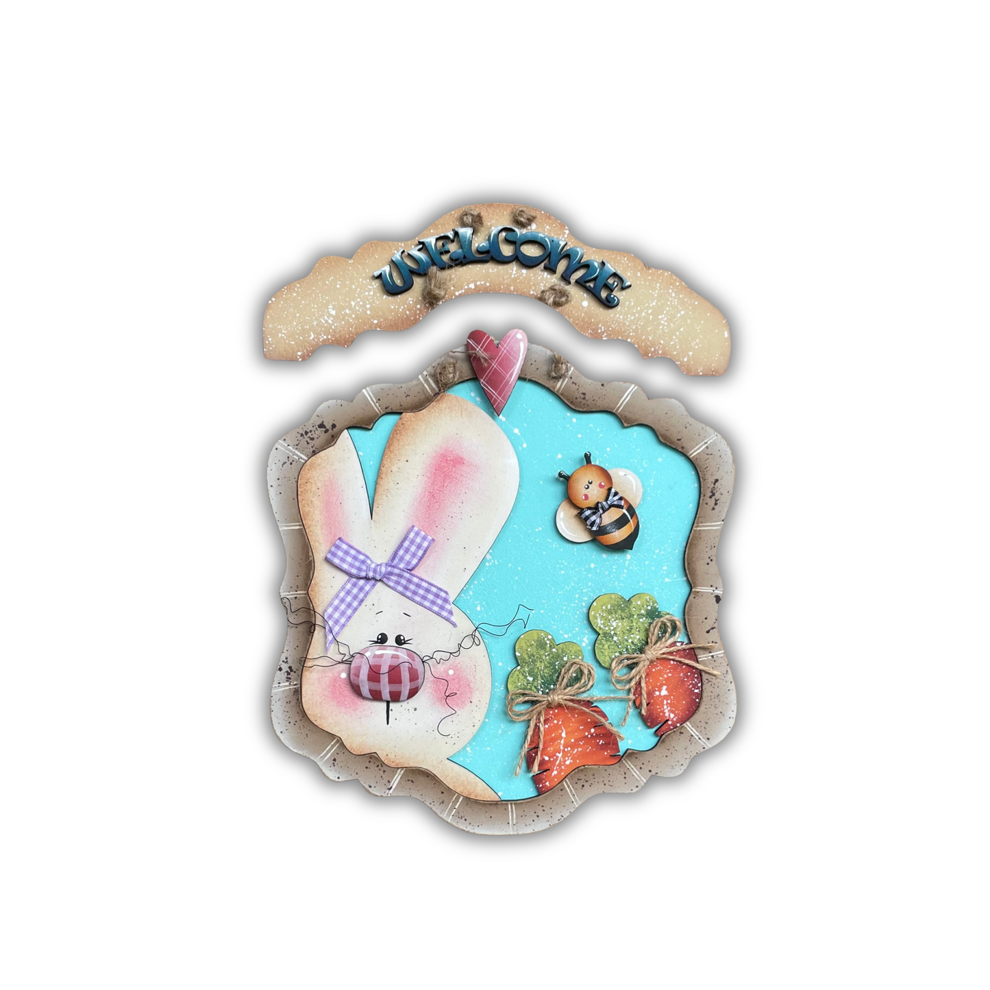 Fuoriporta piccolo welcome coniglio Out of the Wood