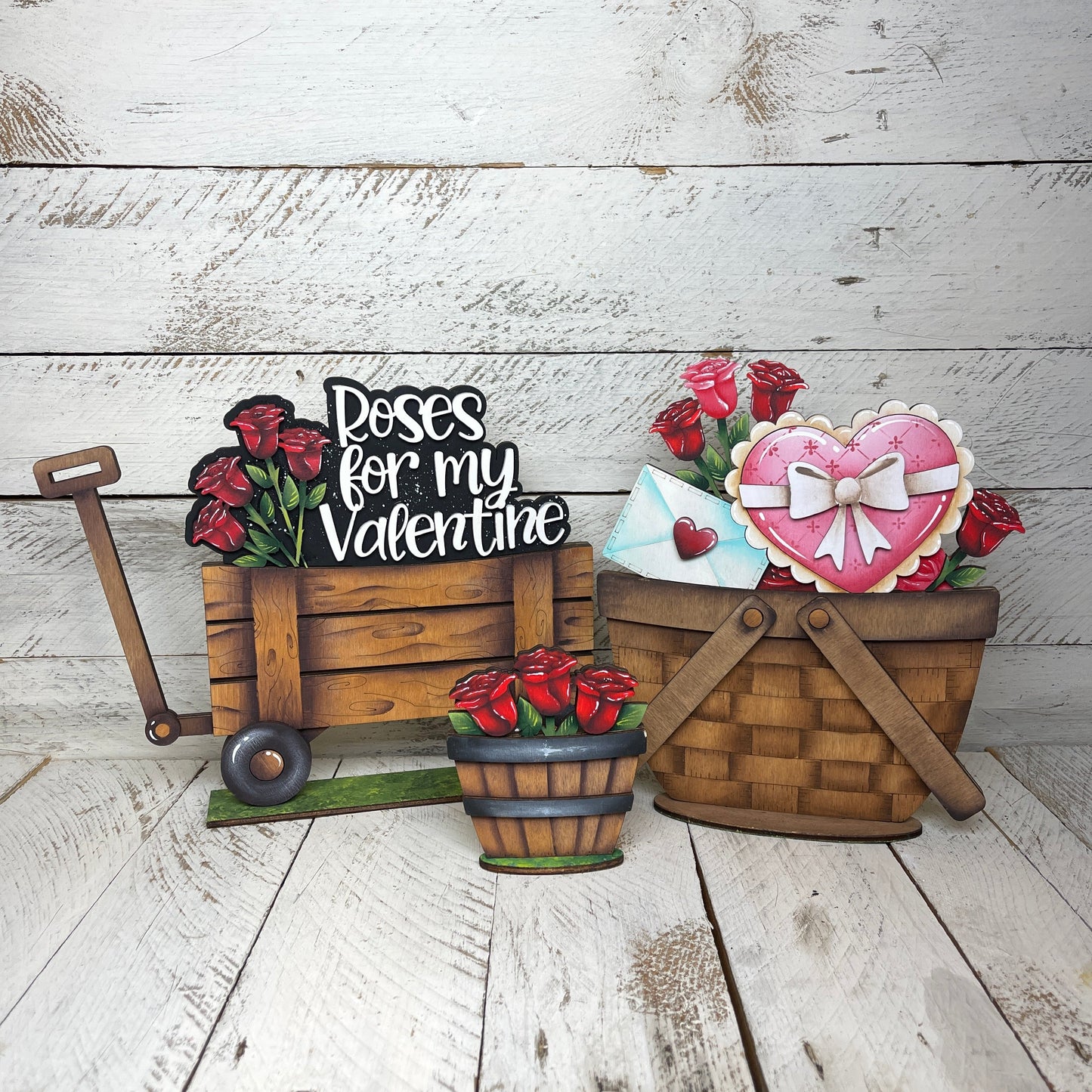 Pannello intercambiabile con rose San Valentino Out of the Wood