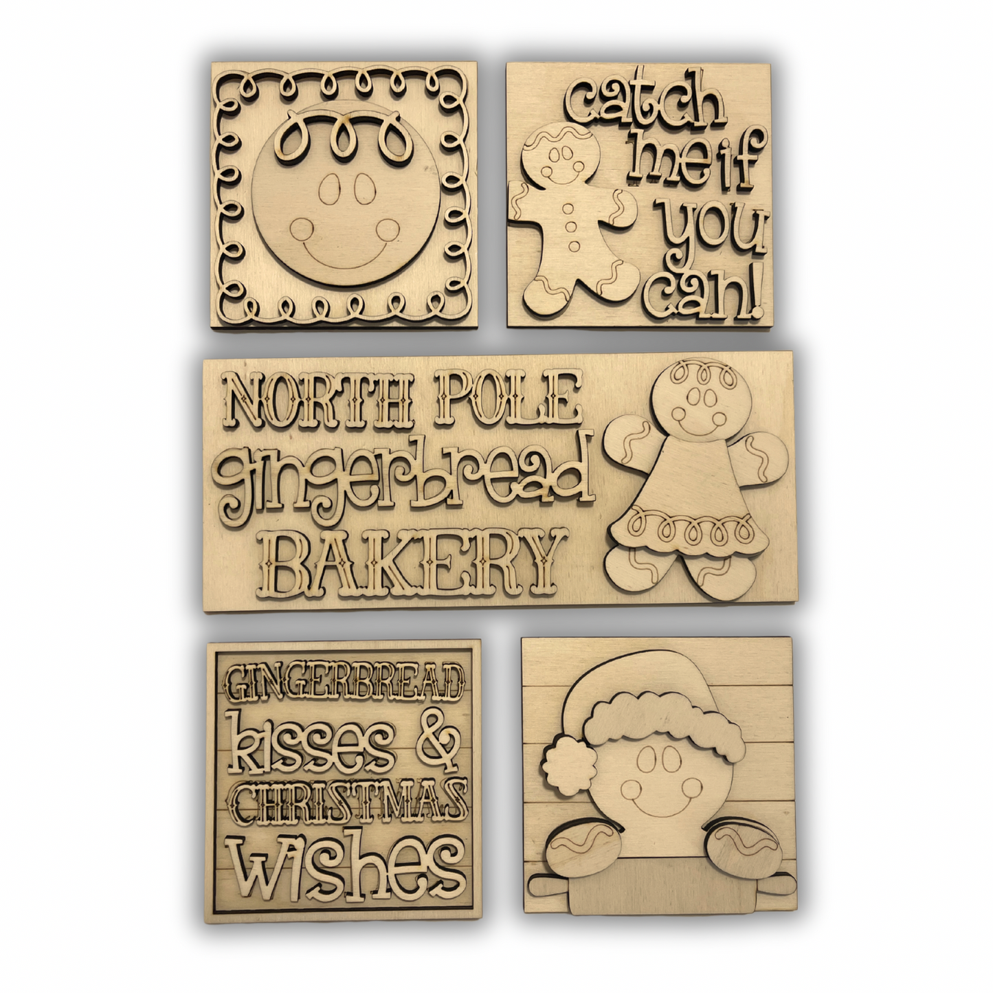 Set ginger inserti quadrati grandi 10x10 Out of the Wood