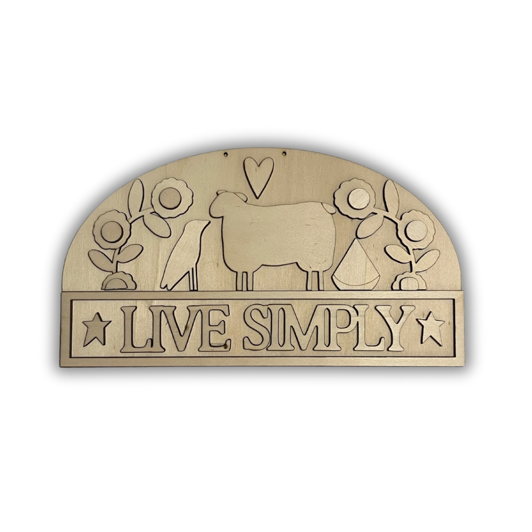 Live simply primitive