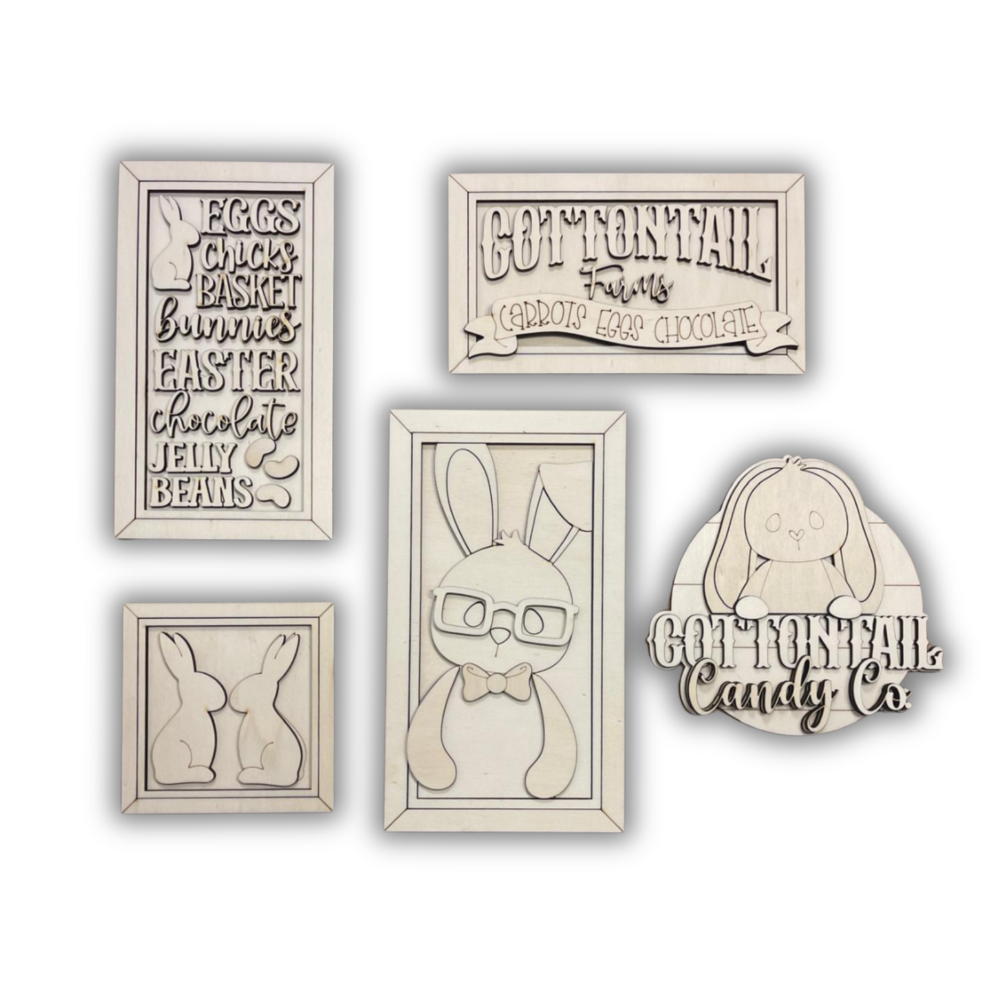 (Copia) Kit coniglietto “COTTON TAIL” Out of the Wood