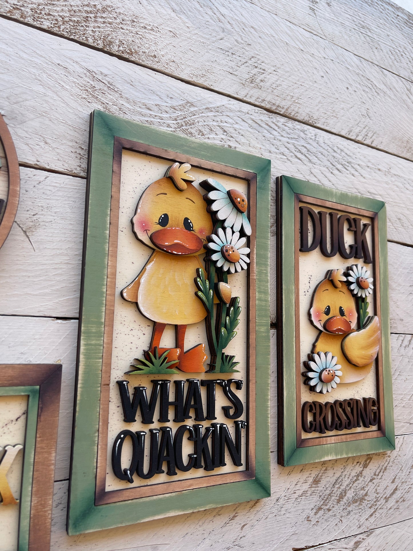 Kit targhe papere “Quack Shack” Out of the Wood