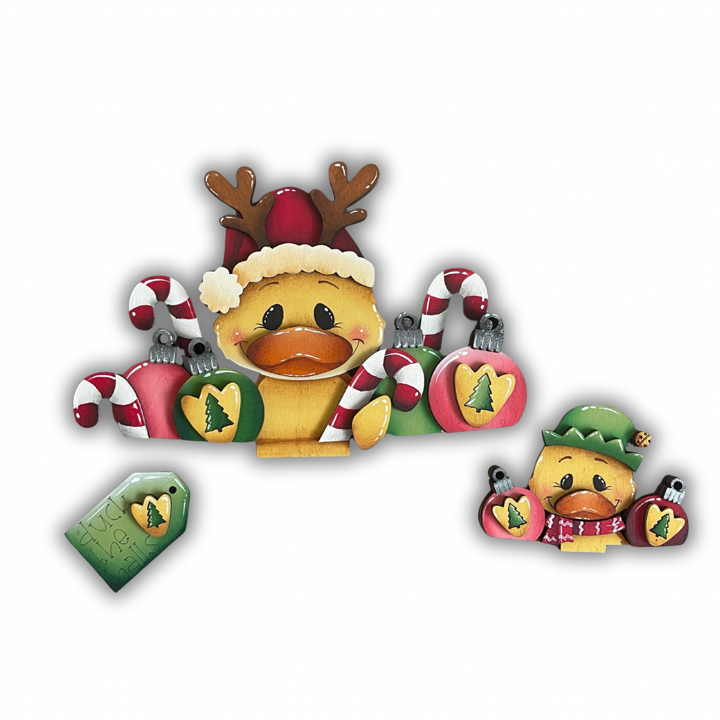 Pannello intercambiabile con papera Natale Out of the Wood