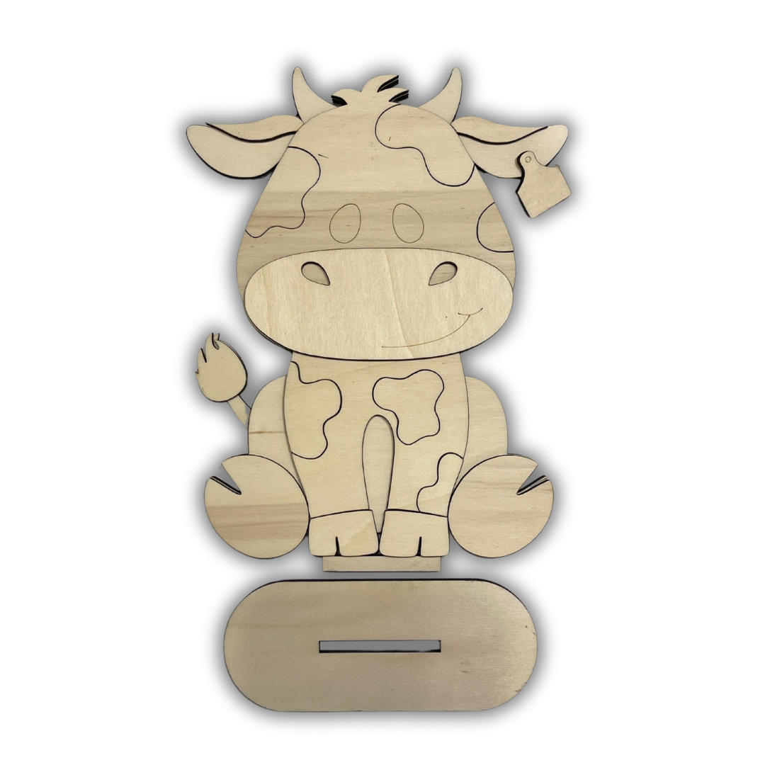 Mucca con fiori Out of the Wood