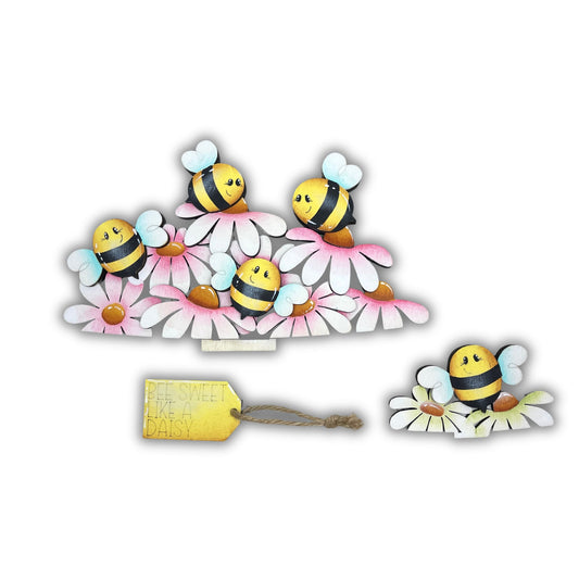 Pannello intercambiabile con api e margherite (Copia) Out of the Wood