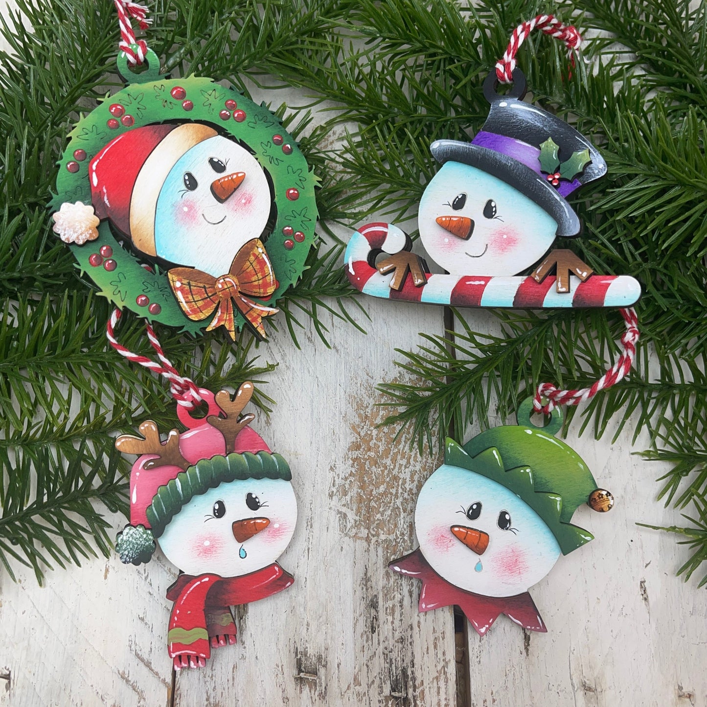 Ornament Snowman natalizi Out of the Wood