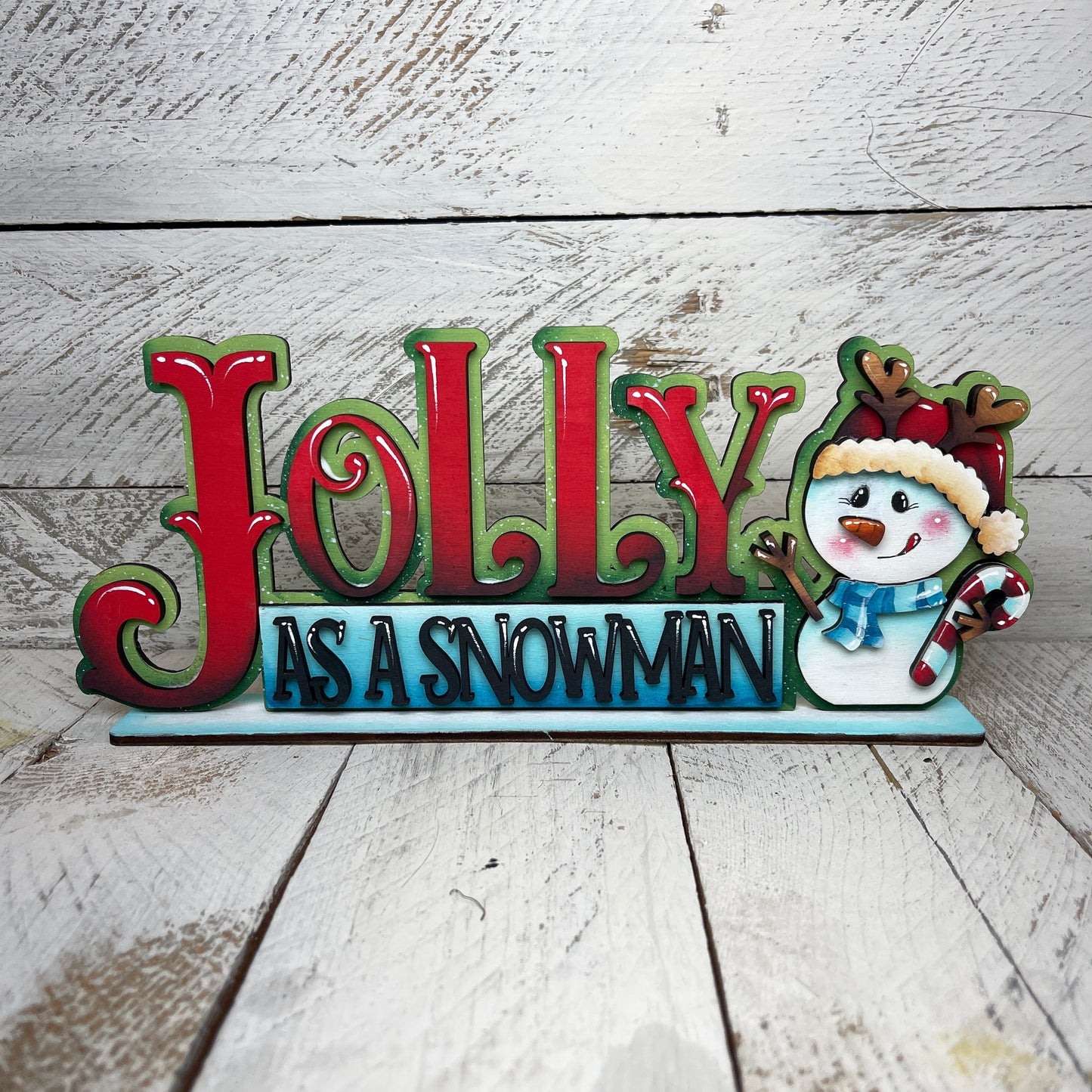 Scritta “Jolly” Out of the Wood