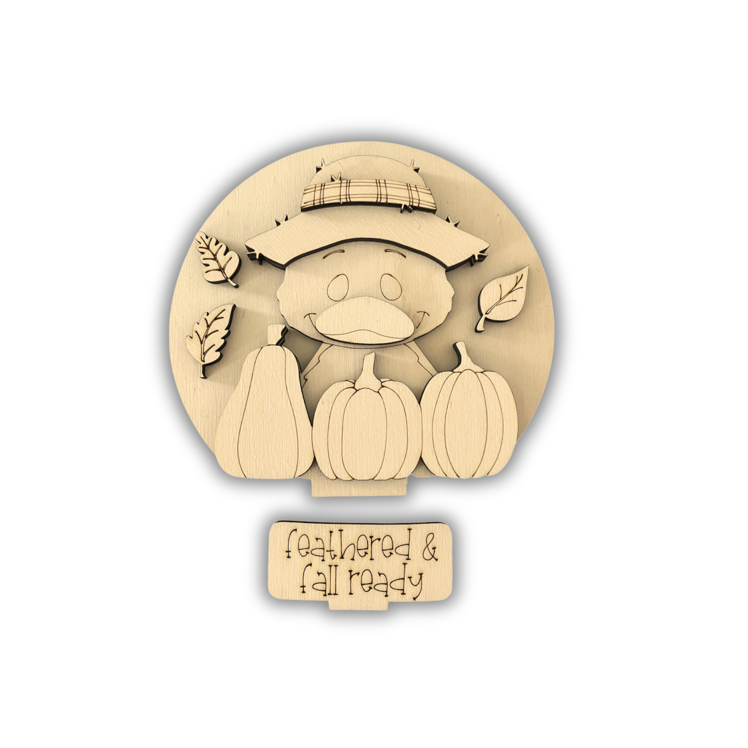 (Copia) Sagoma papere halloween per Snow globe intercambiabile Out of the Wood