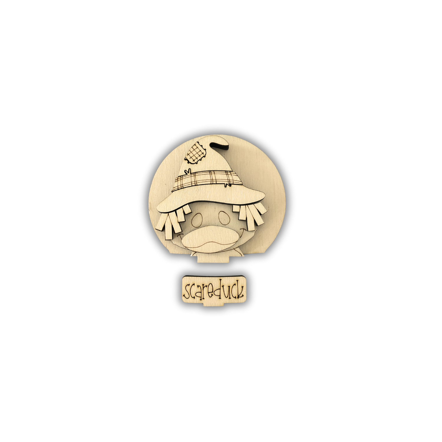 Sagoma papere autunno per Snow globe intercambiabile Out of the Wood