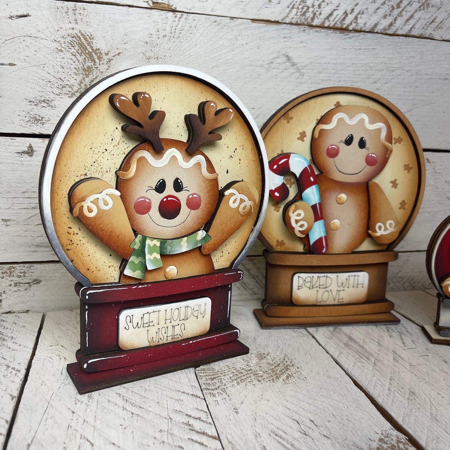 Sagoma orsi natalizzi per Snow globe intercambiabile Out of the Wood