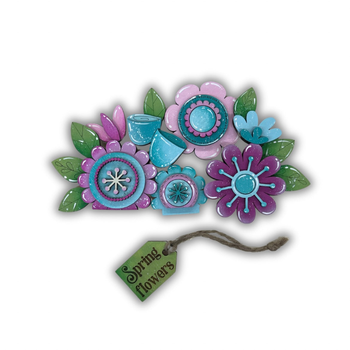 Cesto intercambiabile con fiori Out of the Wood