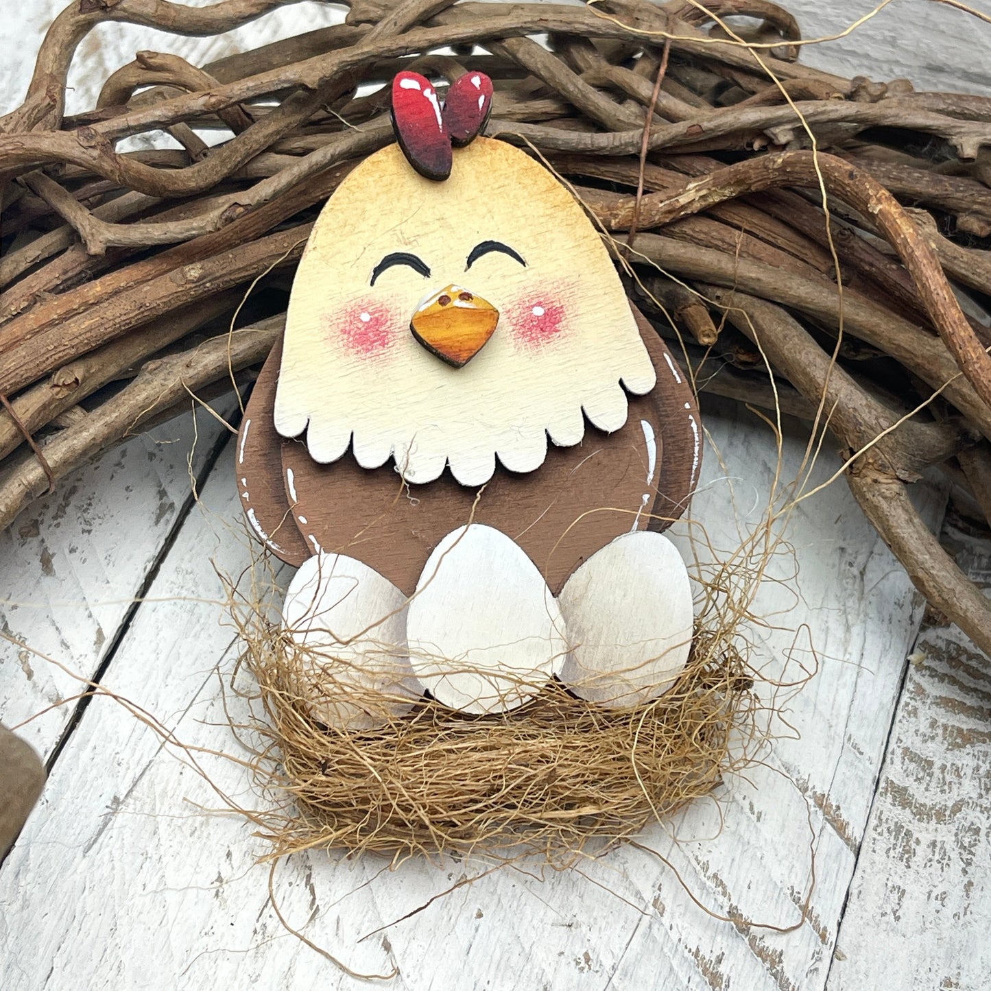 Segnaposto Gallina Out of the Wood