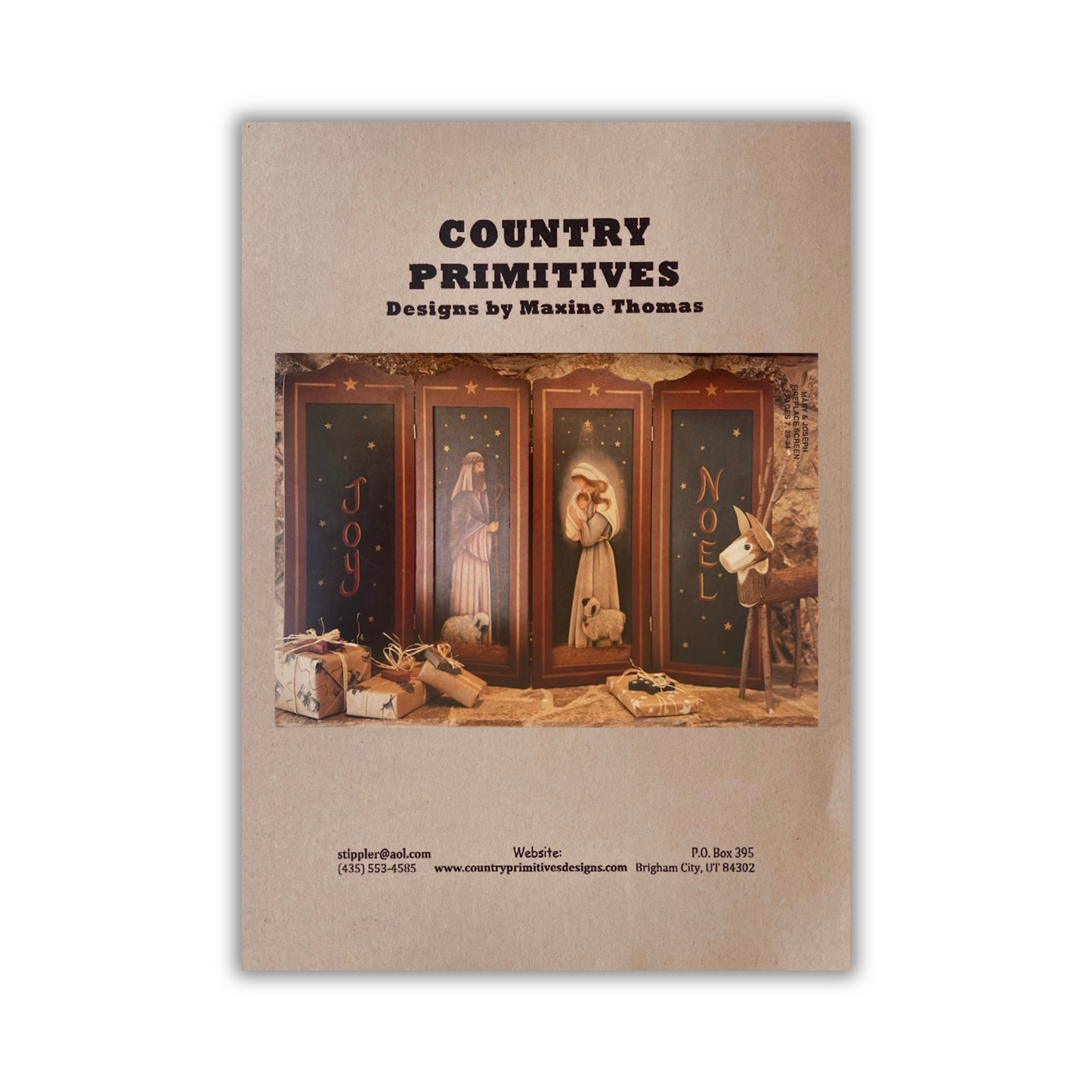 CARTAMODELLO -pattern-“ Fireplace screen Joseph and Mary Panel “TRADOTTO IN ITALIANO by Maxine Thomas mi Out of the Wood