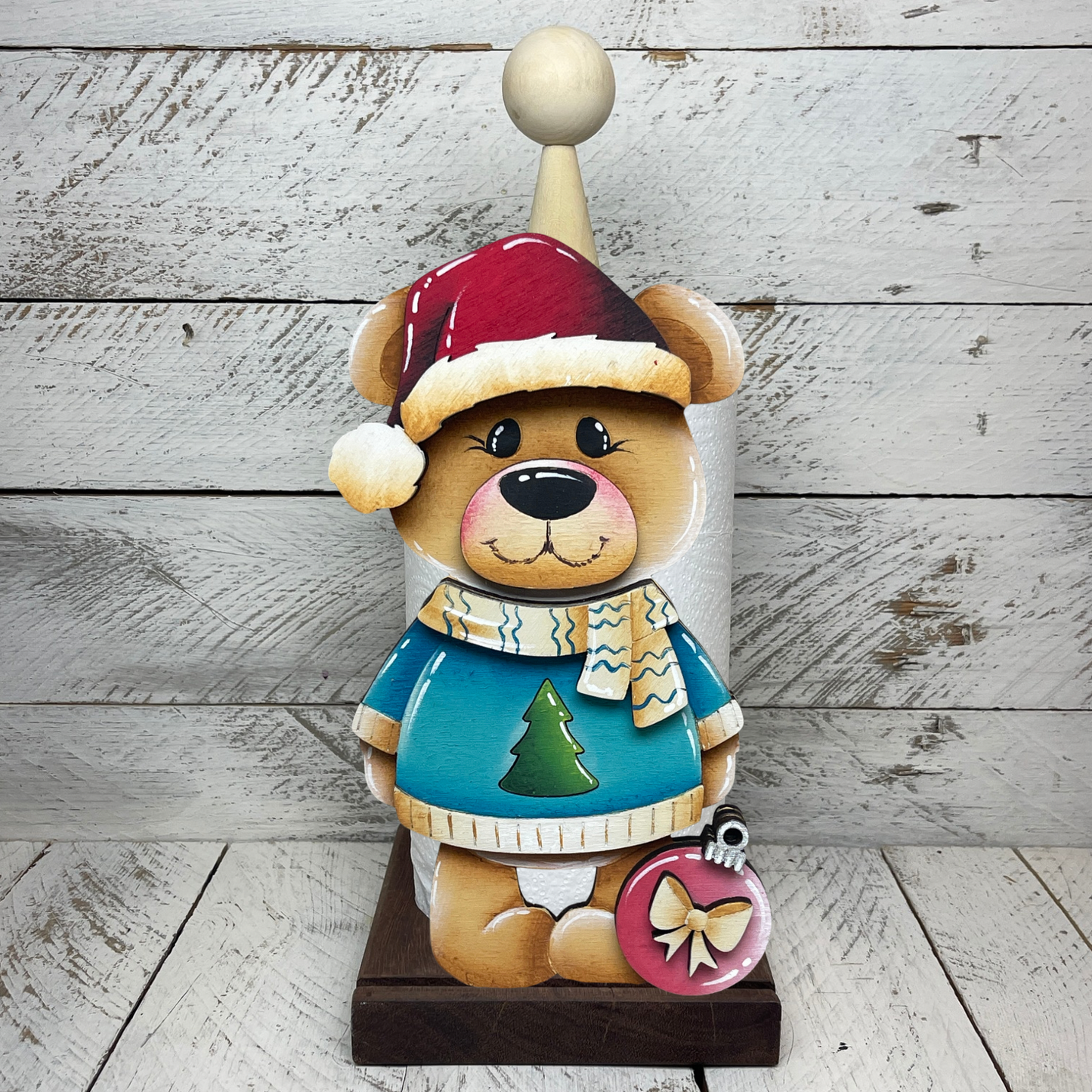 Sagoma per porta scottex orsi natalizzi Out of the Wood