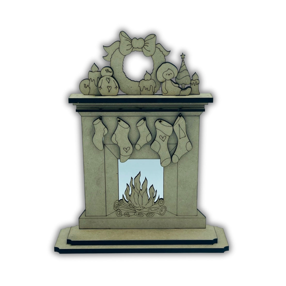 Fireplace Creative Christmas Collection Home club 2023 by Jamie Mills Price Out of the Wood