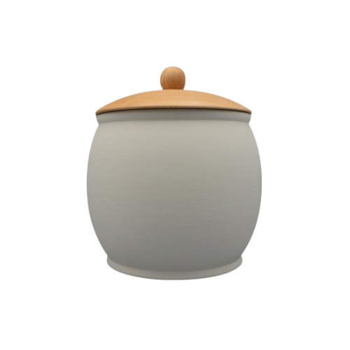 Biscottiera panciuta grande Diam 16,5 x22 cm Out of the Wood