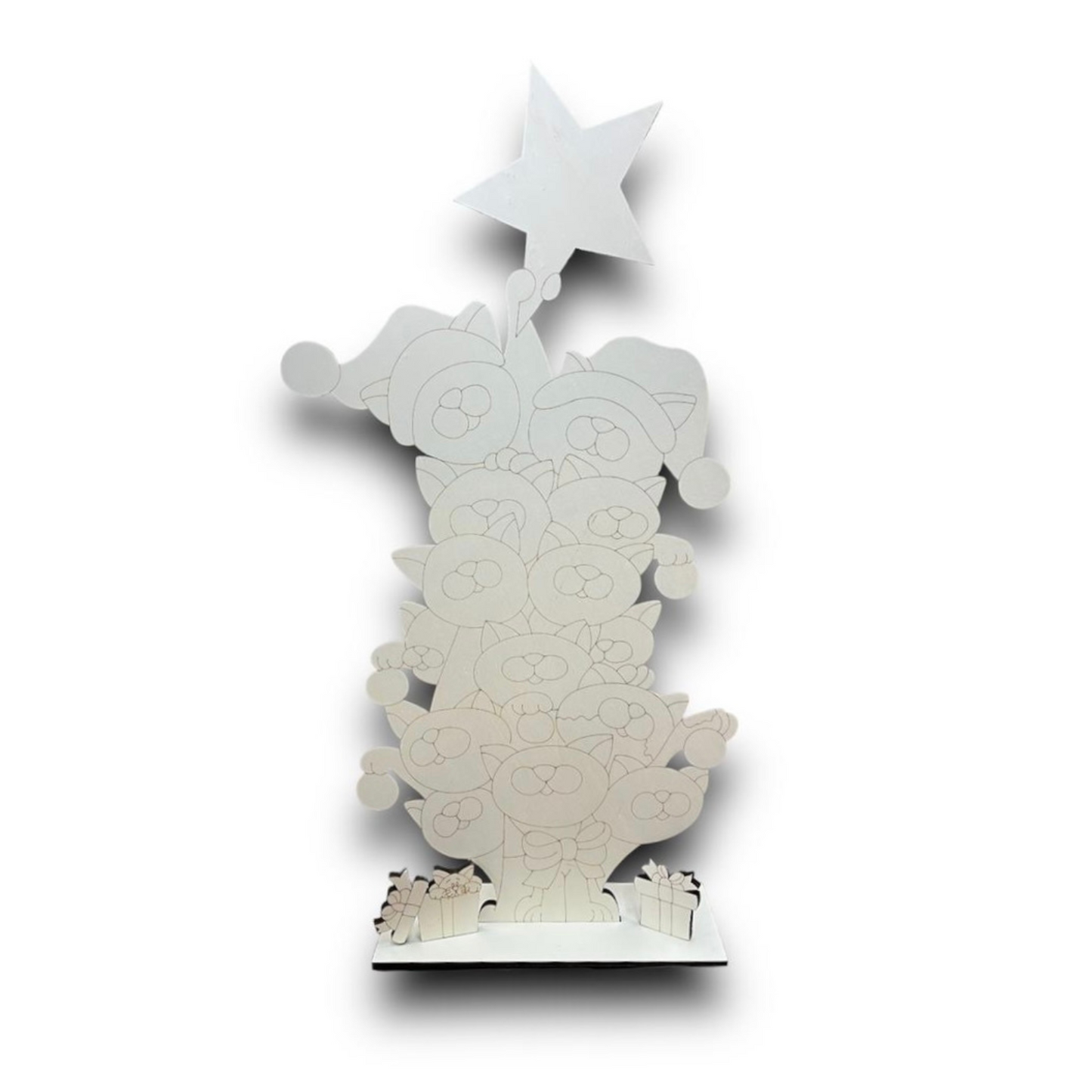 Albero di Natale con gatti Out of the Wood